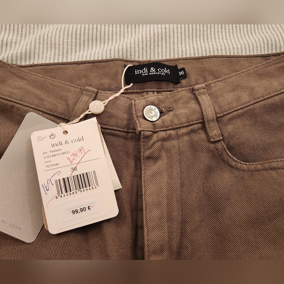 Indi & Cold Nico Twill Wide Leg Pant - Picture 7 of 14